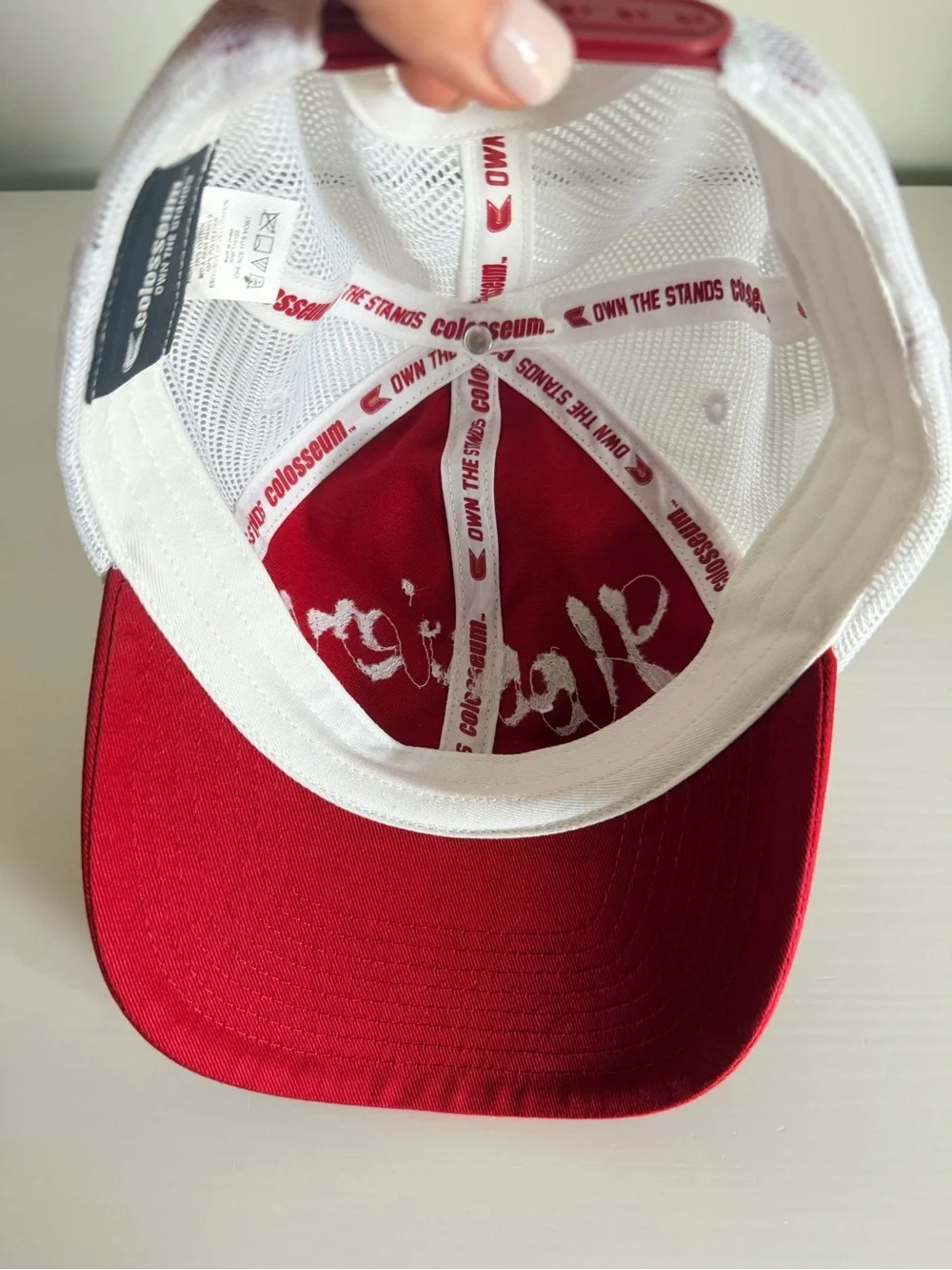 Colosseum - Women’s Red and White 'Hoosiers' Trucker Hat
